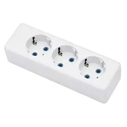 سه راهی ارت دار پارت الکتریک با کابل 1.8 متری مدل شهاب PRT 997