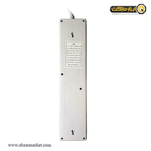 شش خانه 5+1 فیوز دار پارت الکتریک با کابل 1.8 متری مدل PRT 2095