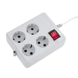 چهار راهی ارت دار پارت الکتریک با کابل 5 متری مدل PRT 319