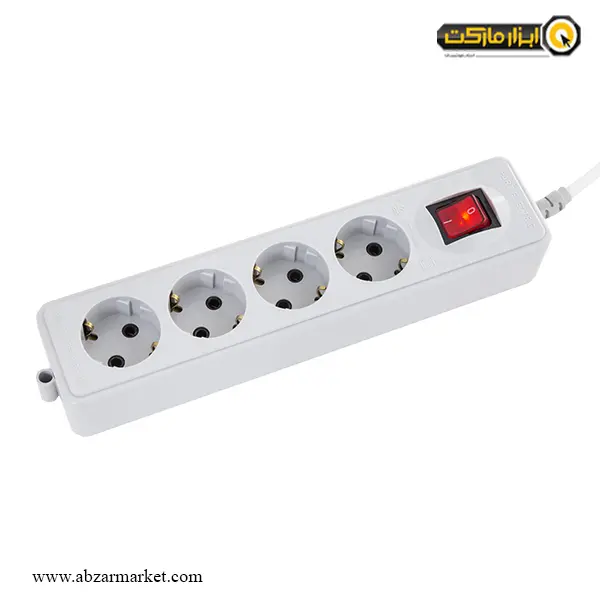 چهار راهی ارت دار پارت الکتریک با کابل 5 متری نیک چهار راهی ارت دار پارت الکتریک با کابل 5 متری نیک