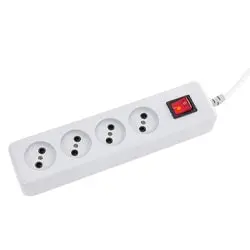 چهار راهی بدون ارت پارت الکتریک با کابل 1.8 متری نیک