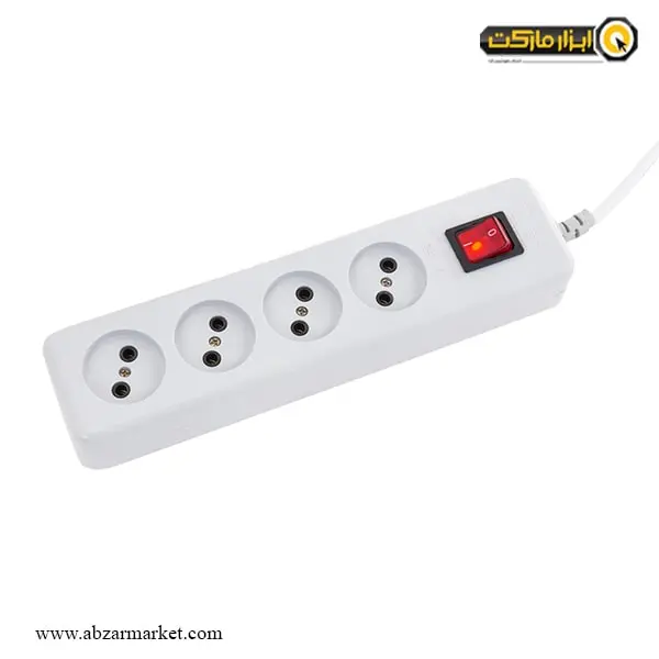 چهار راهی بدون ارت پارت الکتریک با کابل 5 متری نیک مدل PRT 309 چهار راهی بدون ارت پارت الکتریک با کابل 5 متری نیک مدل PRT 309