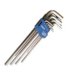 آچار آلن شش گوش واکتا کارتی بلند 9 عددی مدل 58110