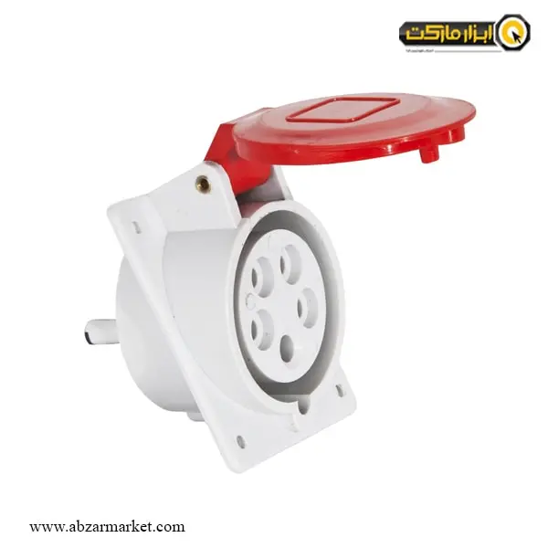 سوکت صنعتی پارت الکتریک مادگی ثابت سه فاز 5x32 مدل PRT 606