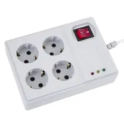 چهار راهی و محافظ کامپیوتر پارت الکتریک کابل 3 متری مدل PRT 894
