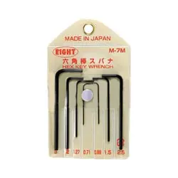 ست آچار آلن شش گوش ایت کوتاه 7 عددی مدل M-7