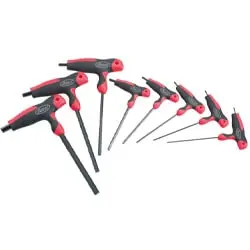 ست آچار آلن شش گوش ویگور دسته T بلند 8 عددی مدل V1409