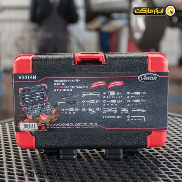 جعبه بکس ویگور 46 پارچه 1/4 اینچ مدل V2414N