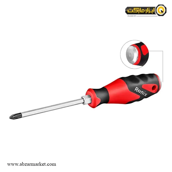 پیچ گوشتی ضربه خور رونیکس چهارسو دسته TPR مدل RH-29-2