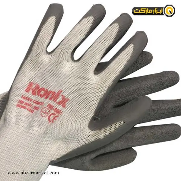 دستکش کار رونیکس لاتکس مدل RH-9001-مجموعه ( 2 جفتی )
