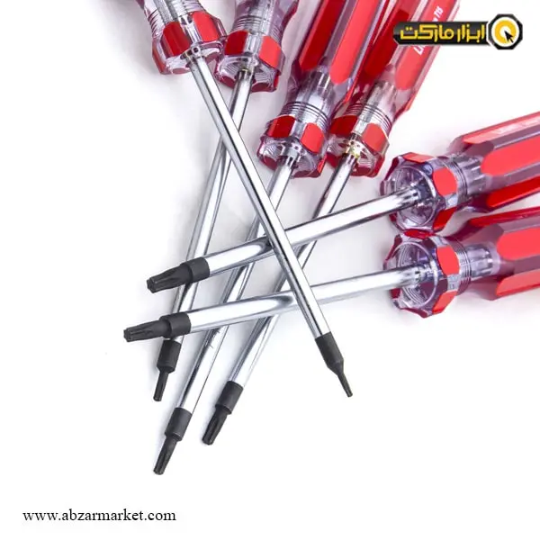 ست پیچ گوشتی ستاره ای لایت 6 عددی مدل TX-S600