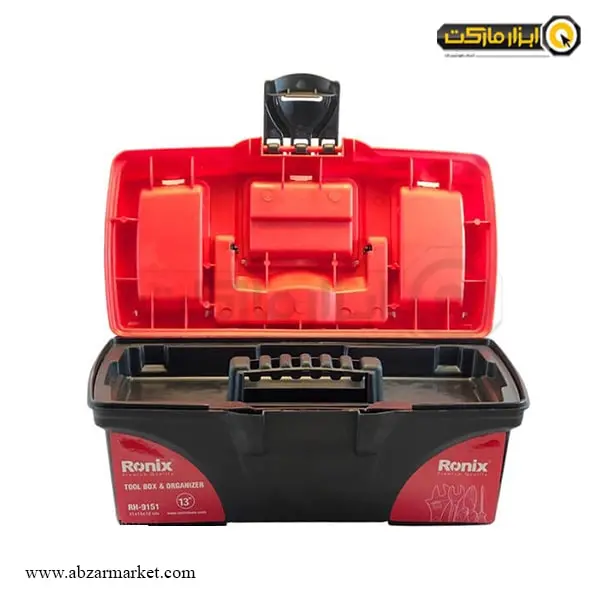 جعبه ابزار پلاستیکی رونیکس 13 اینچ مدل RH-9151 جعبه ابزار پلاستیکی رونیکس 13 اینچ مدل RH-9151