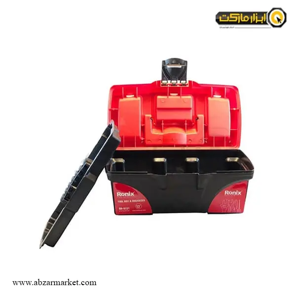 جعبه ابزار پلاستیکی رونیکس 13 اینچ مدل RH-9151 جعبه ابزار پلاستیکی رونیکس 13 اینچ مدل RH-9151