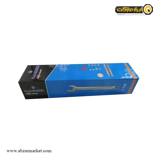 ست آچار یک سر رینگ یک سر تخت یو اس ویرجینیا 8 عددی ست آچار یک سر رینگ یک سر تخت یو اس ویرجینیا 8 عددی