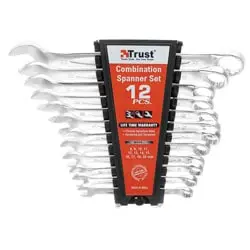 ست آچار یک سر تخت یک سر رینگ تراست 12 عددی مدل C-12PCS-SET-P