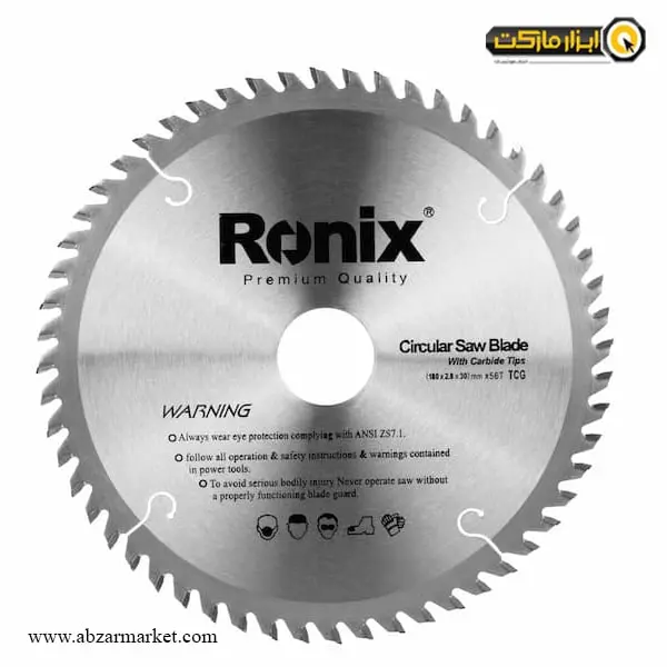 تیغ اره الماسه MDF رونیکس 180x56 مدل RH-5104 تیغ اره الماسه MDF رونیکس 180x56 مدل RH-5104