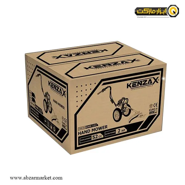 علف زن کالسکه ای بنزینی کنزاکس مدل KHM-152