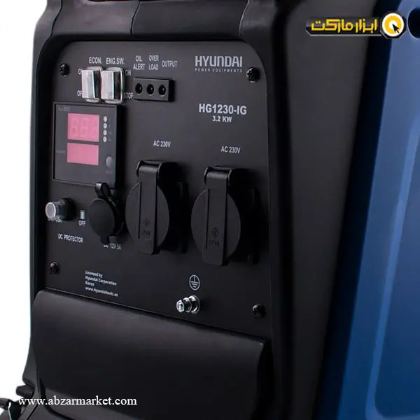 موتور برق اینورتر هیوندای 3.2 کیلو وات مدل HG 1230-IG