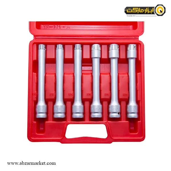 جعبه بکس داناپلاس E فوق بلند 6 پارچه 1/2 اینچ مدل D39403XL06 جعبه بکس داناپلاس E فوق بلند 6 پارچه 1/2 اینچ مدل D39403XL06