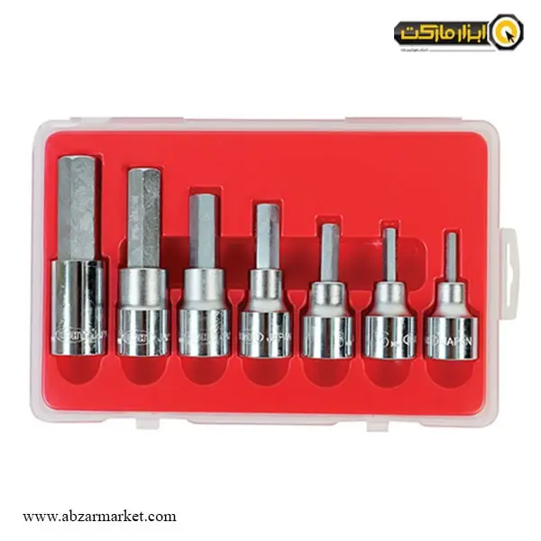 ست آلن بکسی شش گوش ایت 7 پارچه 1/2 اینچ مدل 21SB-S7