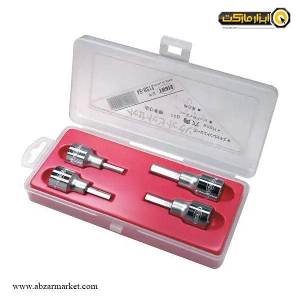 ست آلن بکسی شش گوش ایت 4 پارچه 1/2 اینچ مدل 21SB-S4 ست آلن بکسی شش گوش ایت 4 پارچه 1/2 اینچ مدل 21SB-S4