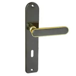 دستگیره پلاک دلتا کلیدی مدادی و زرد مدل K-121