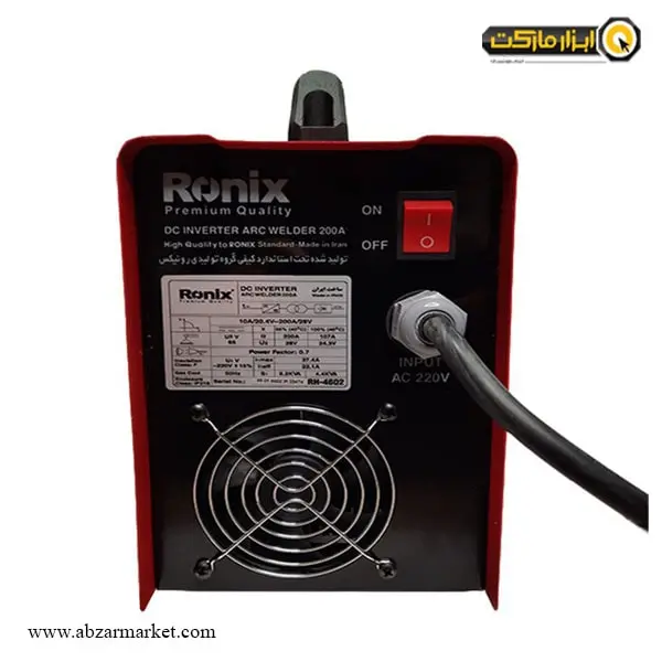  اینورتر جوشکاری رونیکس 200 آمپر مدل RH-4602