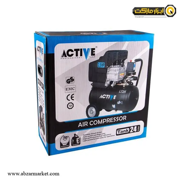 کمپرسور هوا 24 لیتری اکتیو مدل AC-1024