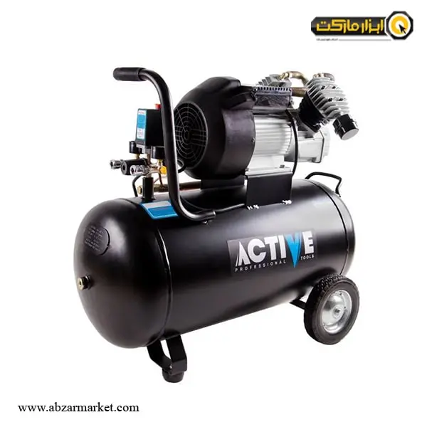 پمپ باد 80 لیتری اکتیو دو سیلندر مدل AC-1280