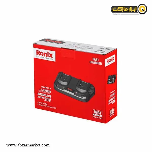 فست شارژر دوبل 22 ولت رونیکس مدل 8994