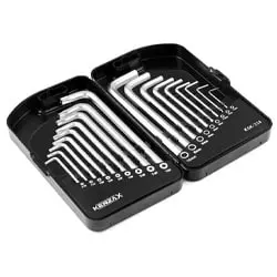 ست آچار آلن کنزاکس کوتاه 18 عددی مدل KSK-218