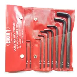 ست آچار آلن شش گوش ایت بلند 9 عددی مدل 008-1