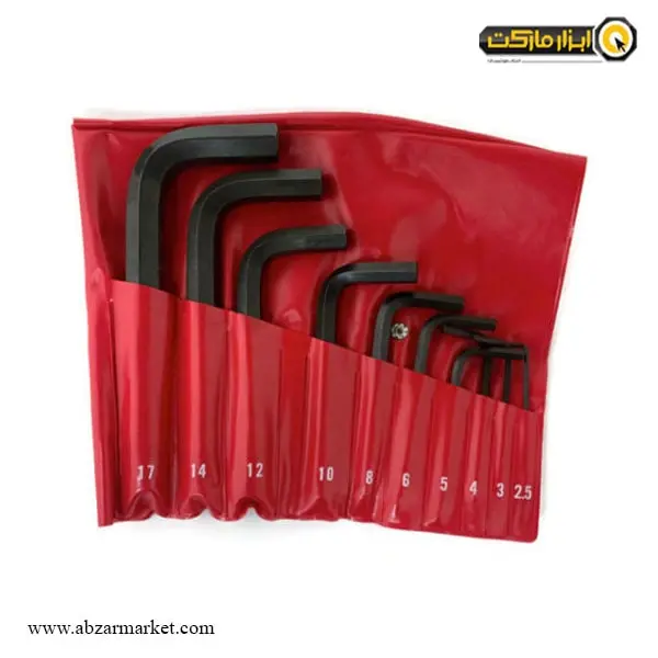 ست آچار آلن شش گوش ایت کوتاه 8 و 10 عددی مدل 012