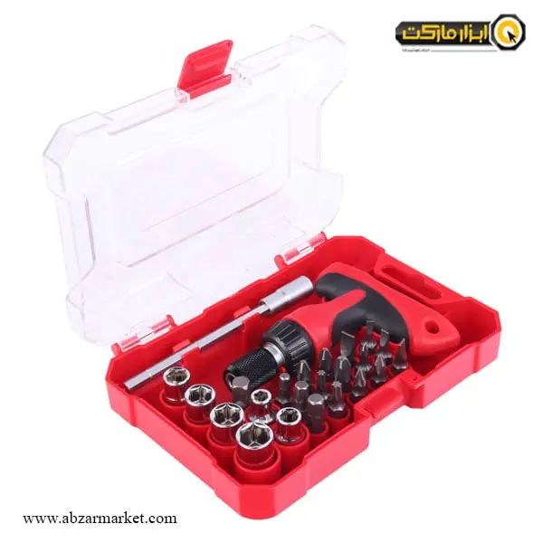 جعبه بکس رونیکس 24 پارچه 1/4 اینچ مدل RH-2715 جعبه بکس رونیکس 24 پارچه 1/4 اینچ مدل RH-2715