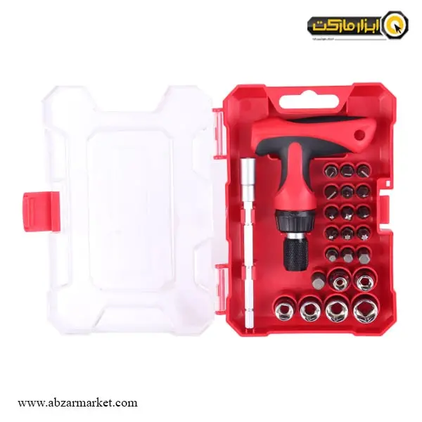 جعبه بکس رونیکس 24 پارچه 1/4 اینچ مدل RH-2715 جعبه بکس رونیکس 24 پارچه 1/4 اینچ مدل RH-2715