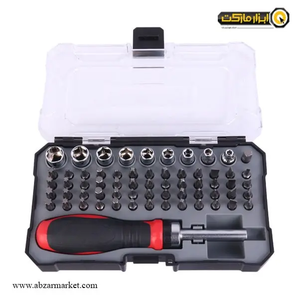 جعبه بکس رونیکس 63 پارچه 1/4 اینچ مدل RH-2716 جعبه بکس رونیکس 63 پارچه 1/4 اینچ مدل RH-2716
