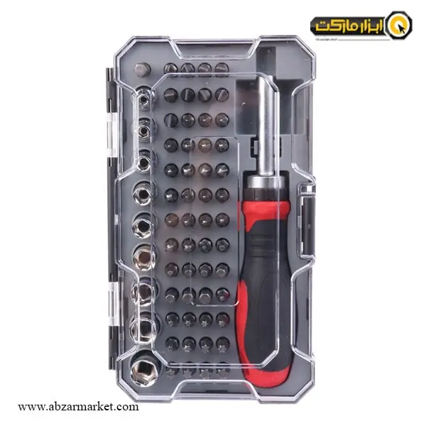 جعبه بکس رونیکس 63 پارچه 1/4 اینچ مدل RH-2716 جعبه بکس رونیکس 63 پارچه 1/4 اینچ مدل RH-2716