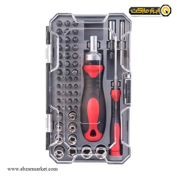 جعبه بکس رونیکس 55 پارچه 1/4 اینچ مدل RH-2717