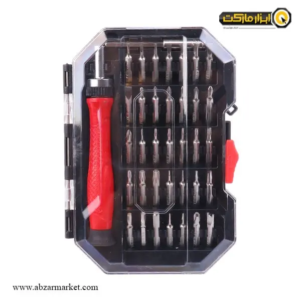 ست سر پیچ گوشتی رونیکس جغجغه ای 37 عددی مدل RH-2719 ست سر پیچ گوشتی رونیکس جغجغه ای 37 عددی مدل RH-2719