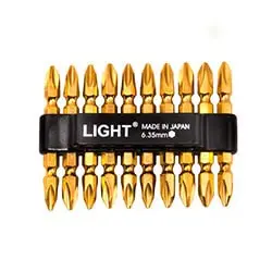 ست نوک پیچ گوشتی لایت دوسر چهارسو 10 عددی مدل 8065