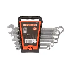 ست آچار یک سر تخت یک سر رینگ کندو 6 عددی مدل 15401