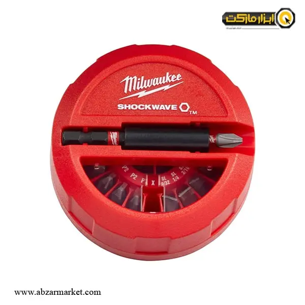 ست سر پیچ گوشتی میلواکی 15 عددی مدل MILWAUKEE-15pc