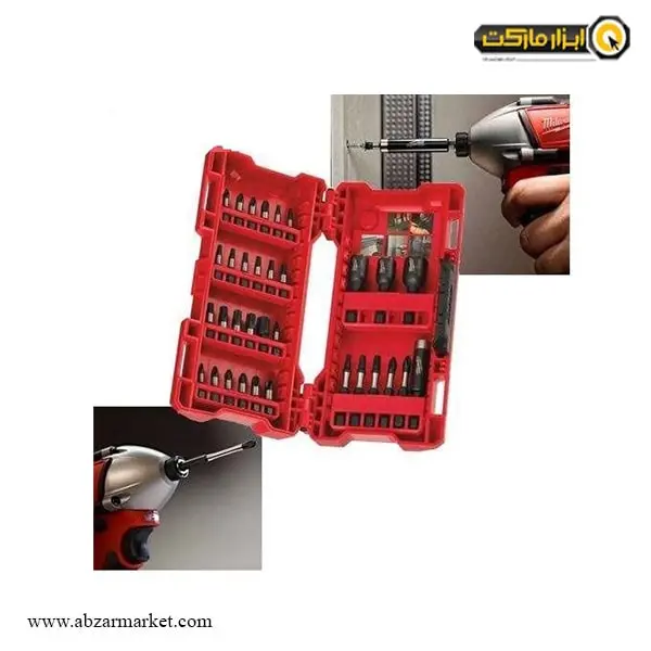 ست سر پیچ گوشتی میلواکی 33 عددی مدل MILWAUKEE-33pc