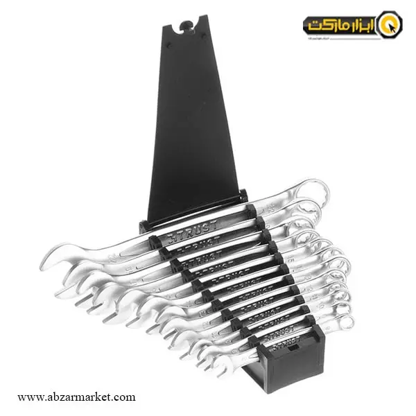 ست آچار یک سر تخت یک سر رینگ تراست 12 عددی مدل C-12PCS-SET-P