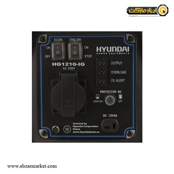 موتور برق اینورتر هیوندای 1.2 کیلو وات مدل HG1210-IG موتور برق اینورتر هیوندای 1.2 کیلو وات مدل HG1210-IG