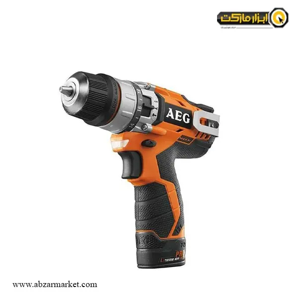 دریل شارژی چکشی AEG به همراه شارژر USB مدل BSB12C2+BHJ12C2