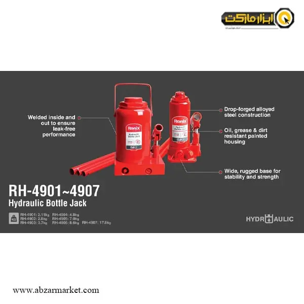 جک روغنی رونیکس مدل RH-490