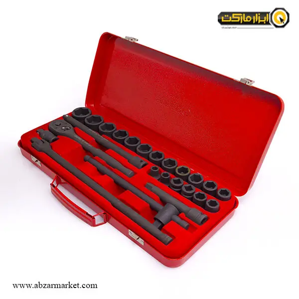 جعبه بکس لایت 25 پارچه 1/2 اینچ مدل SU-25P-2009 جعبه بکس لایت 25 پارچه 1/2 اینچ مدل SU-25P-2009