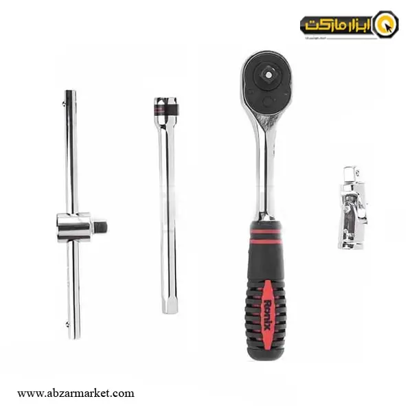 جعبه بکس رونیکس 17 پارچه 1/4 اینچ مدل RH-2617