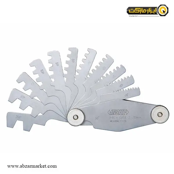 شابلون دنده ای ذوزنقه ای اینسایز مدل 12-4824 شابلون دنده ای ذوزنقه ای اینسایز مدل 12-4824